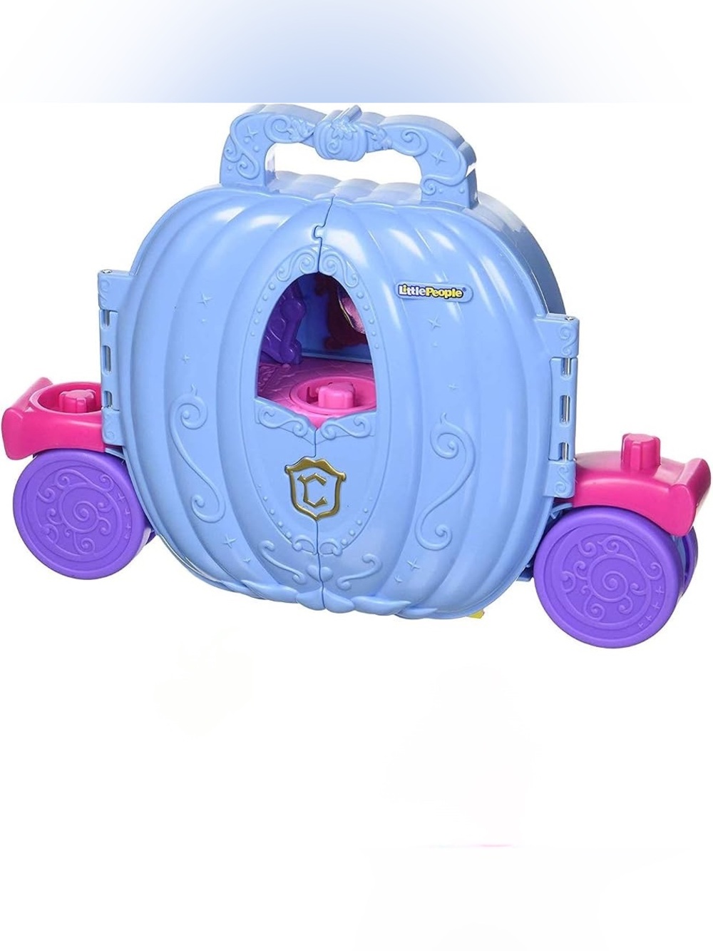 Little People Blue Pumpkin Carriage fisher price